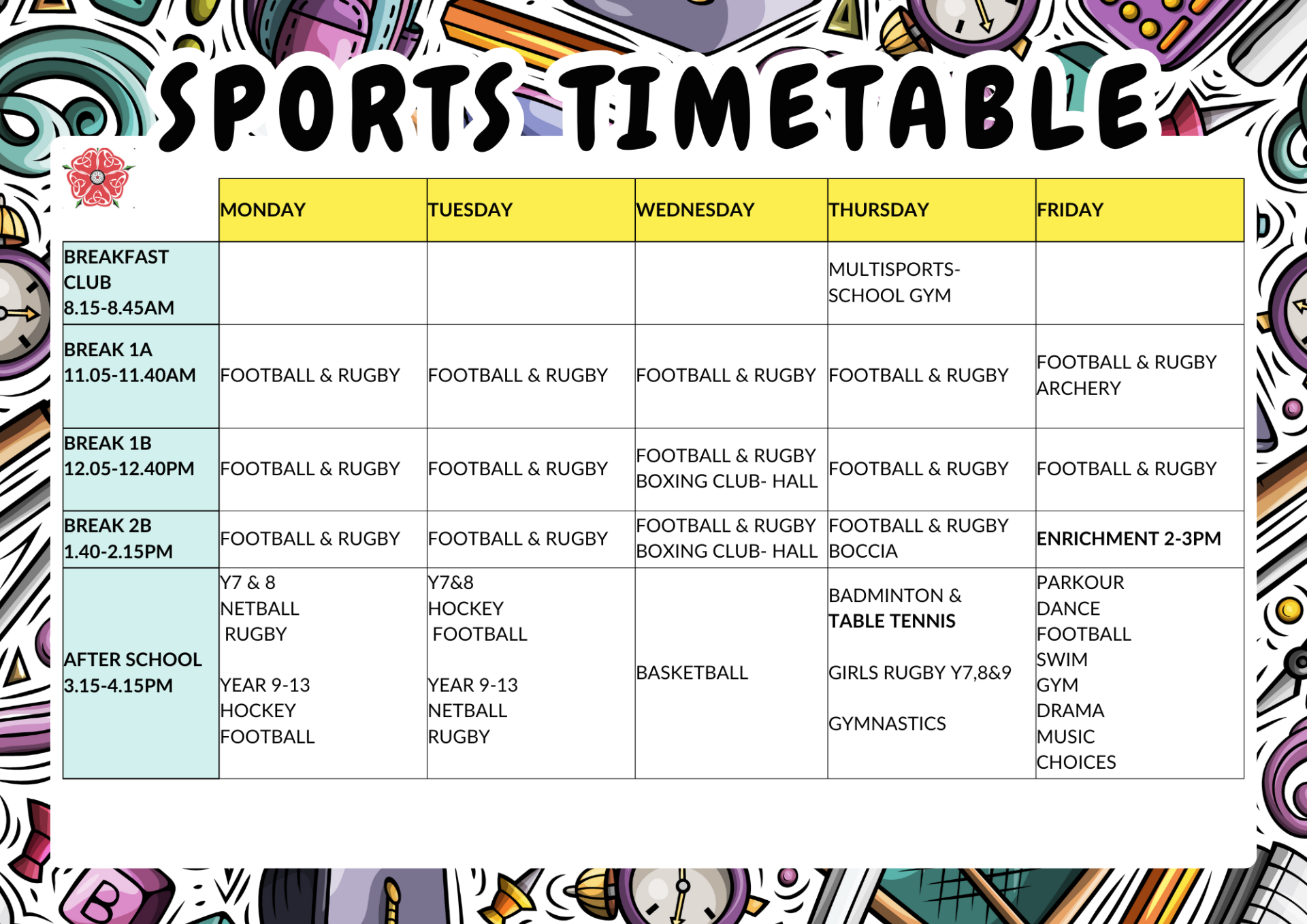 Sports timetable SPRING (3)
